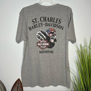 Harley Davidson Gray Motorcycle Tank Top